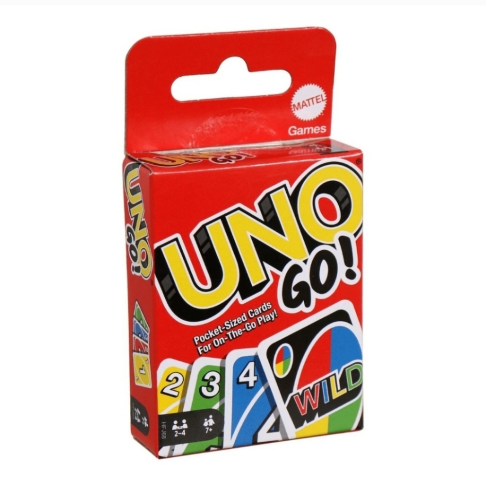 UNO Go! Pocket Sized Cards Travel Card Game